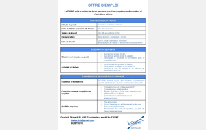 Offre d’emploi